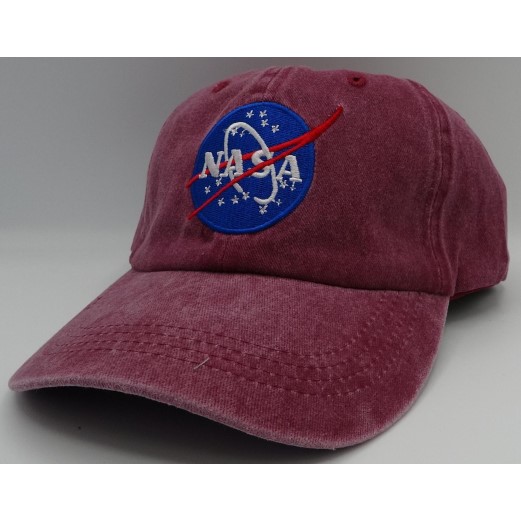 Hat NASA Logo Maroon
